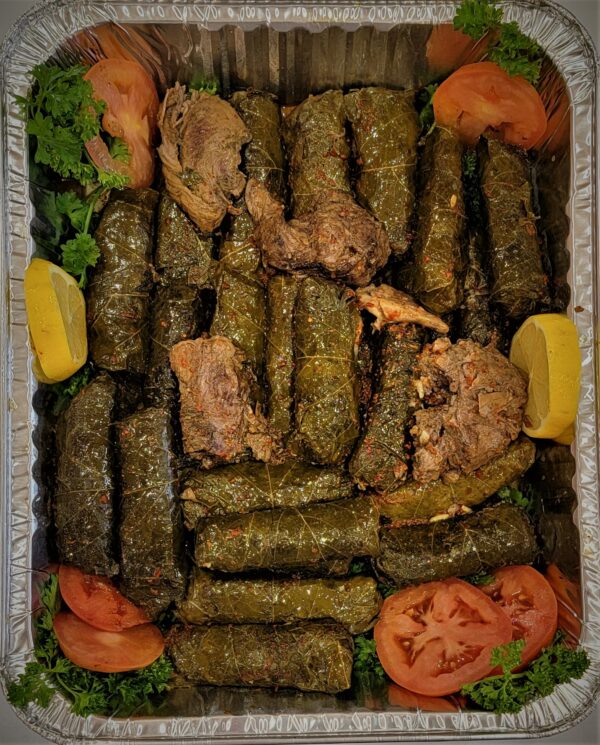 MEAT STUFFED GRAPE LEAVES (DOLMAS)