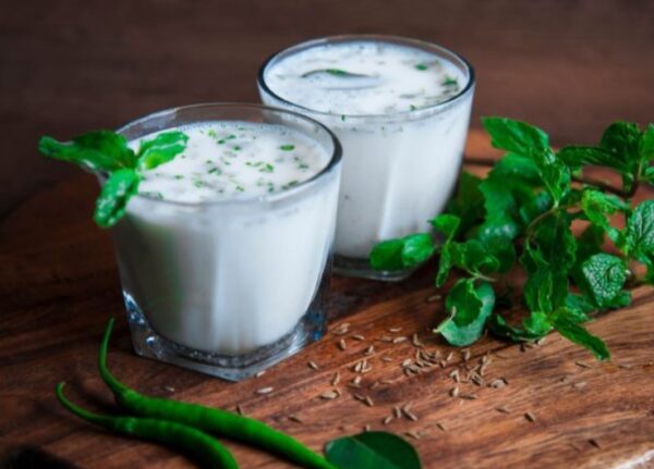 ِAyran Lebanese Drink (Refreshing Salty Yogurt Drink Choice Of Mint)