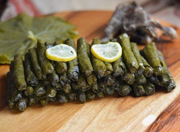 Vegatarian Stuffed Grape Leaves (Dolmas)